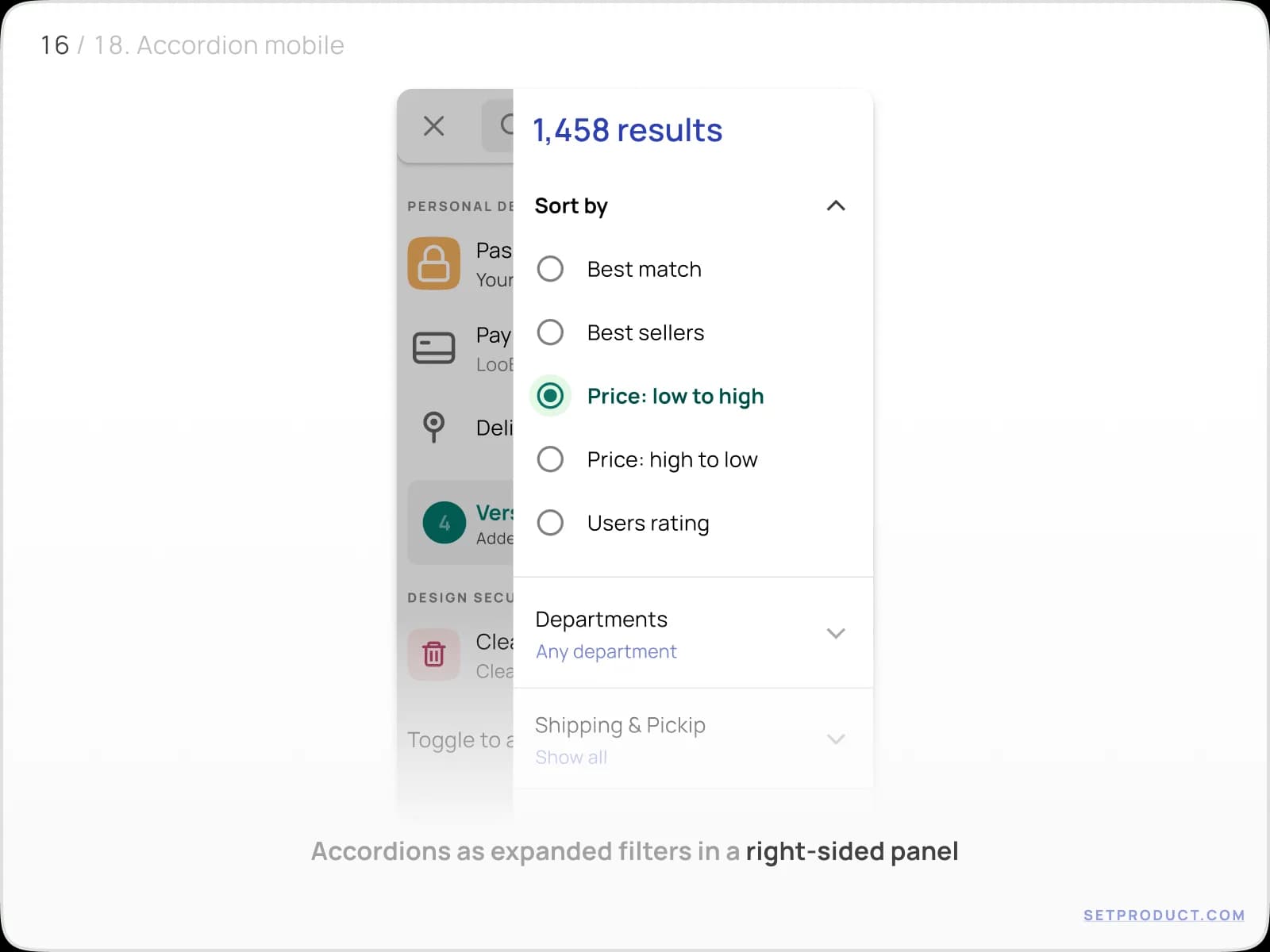 Accordion UI design tips