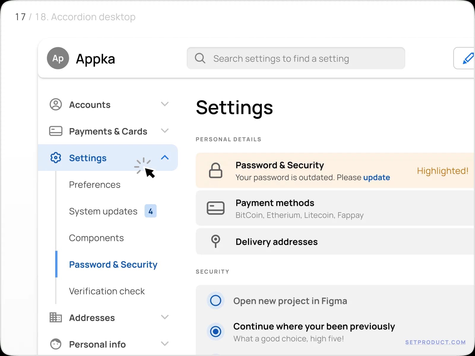 Accordion UI design tips