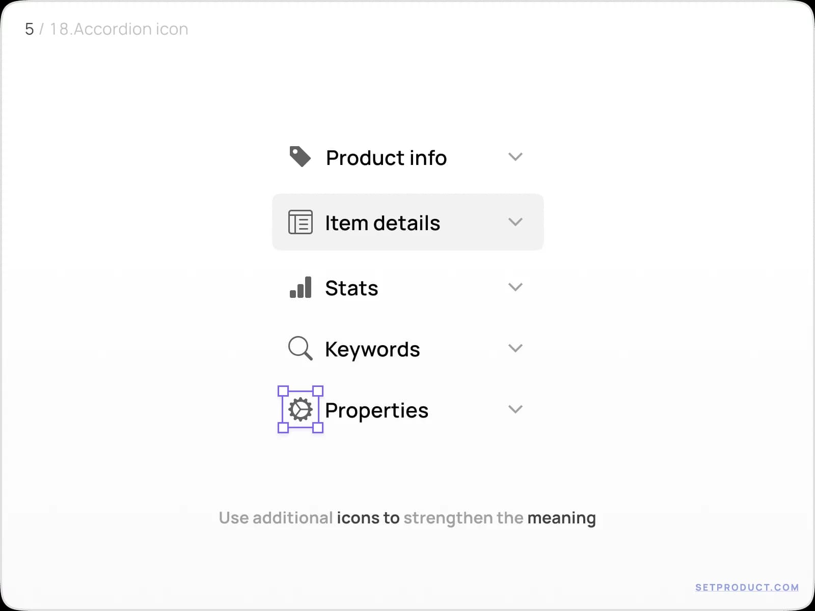 Accordion UI design tips