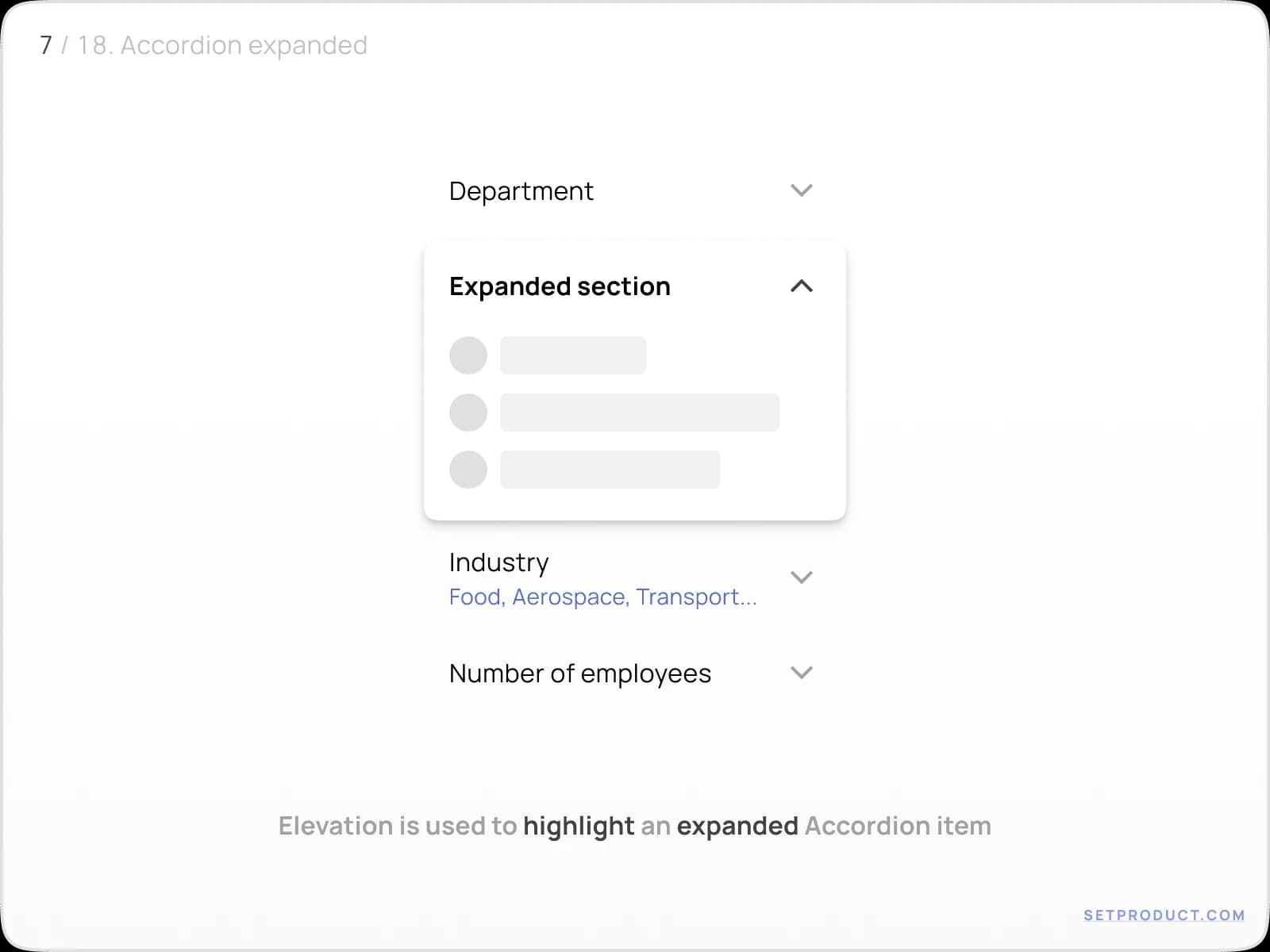Accordion UI design tips