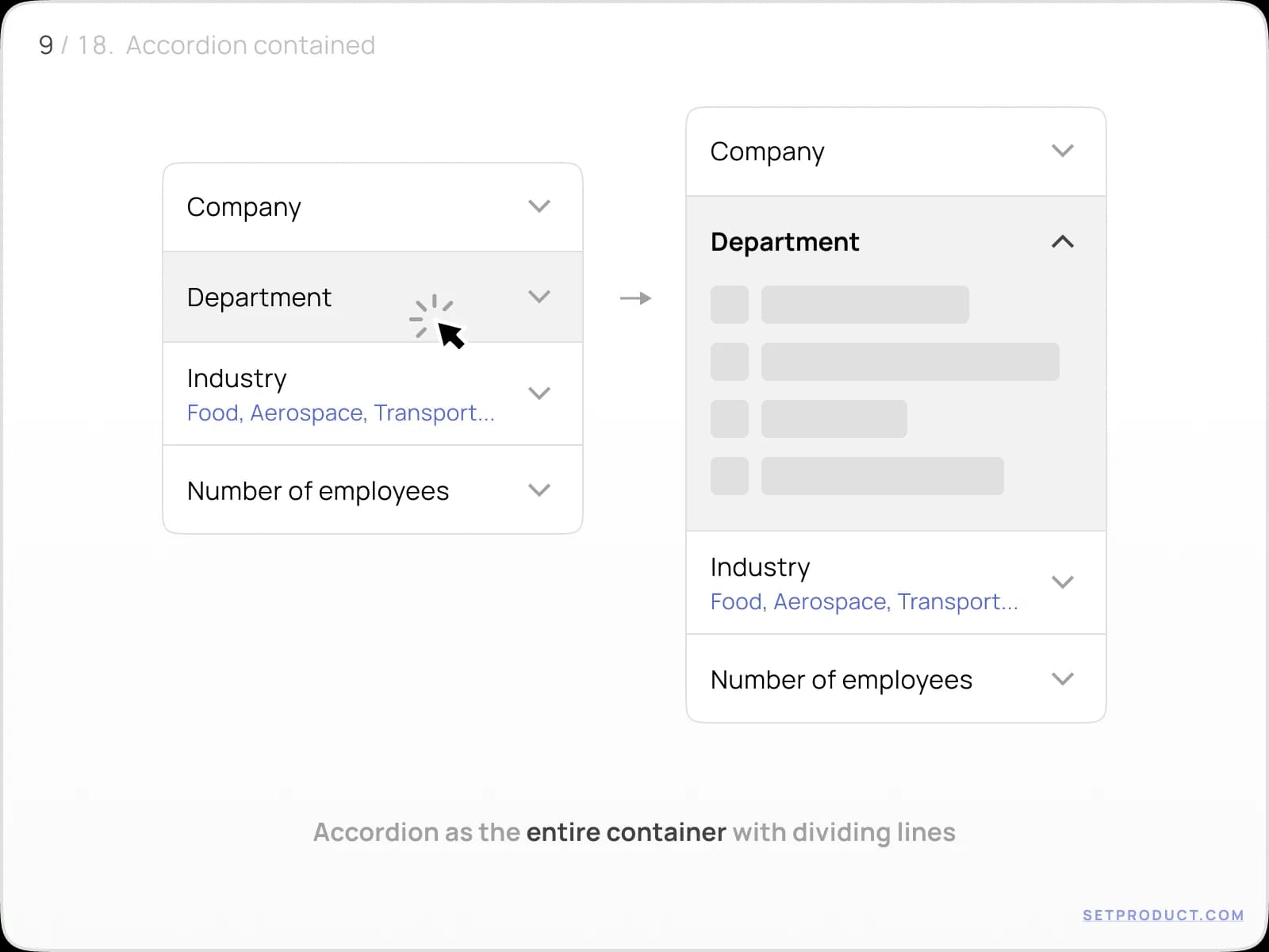 Accordion UI design tips