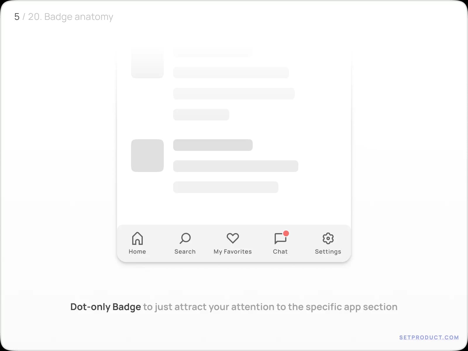 Badge UI design exploration