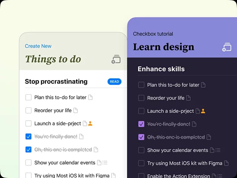 Chips UI design use cases – Task Management
