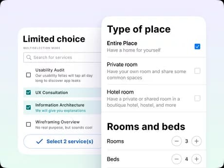 Checkbox UI design & Usability tips – Limit Choices