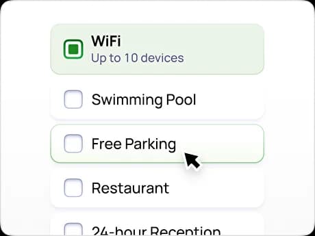 Checkbox UI design types – Square dot selection