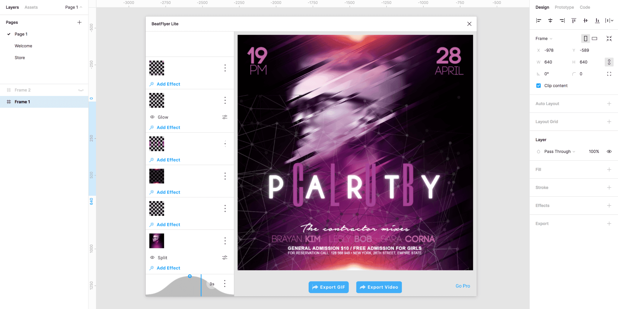 Figma design system - Datepicker template