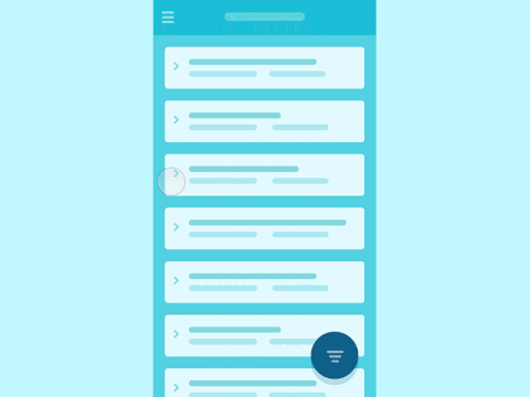 Filters UI animation by Yaro Zubko