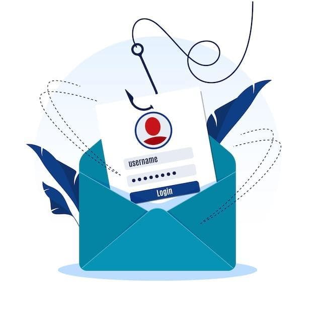 Phishing account concept