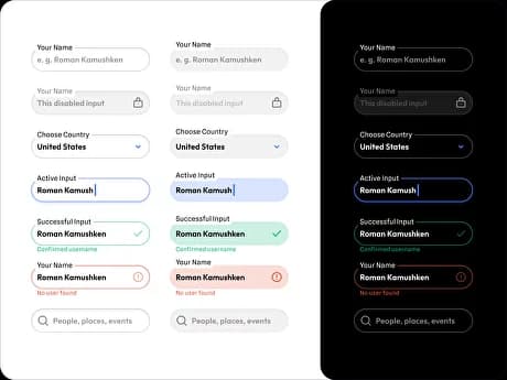 Custom Input UI design – Adjusting Corner Radius