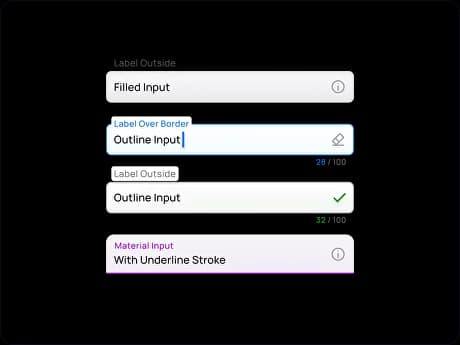 Custom Input UI design – Adjusting Label Position