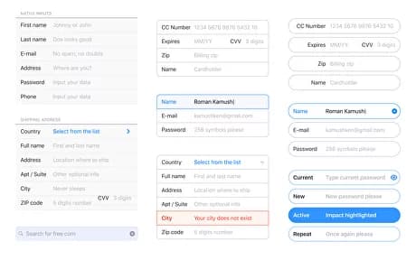 Input UI design & Usability tips – Add Placeholder Text