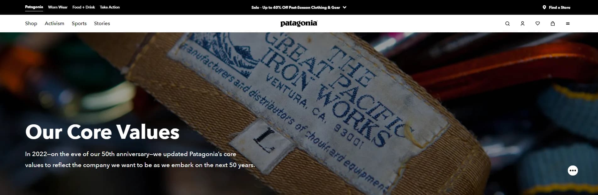 Image from Patagonia