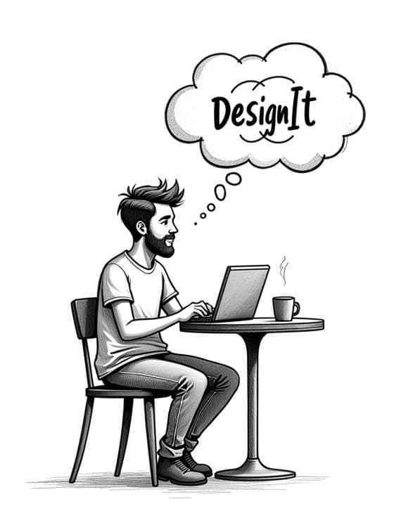 I founded a company called "DesignIt", which was designed to create high-quality design templates and UI kits for Figma