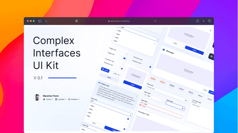 Complex Interfaces UI Kit