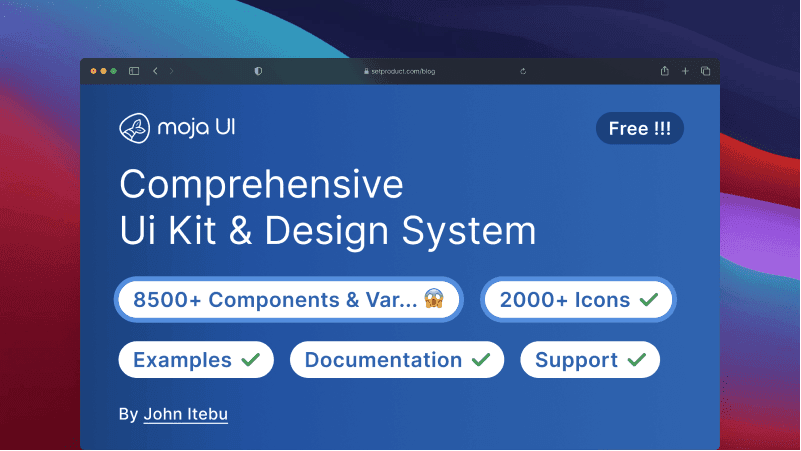 Moja UI Kit for Figma