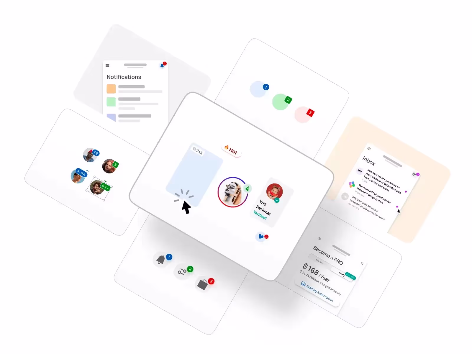 Badge UI design exploration — Tips & tricks, usability, and use cases review