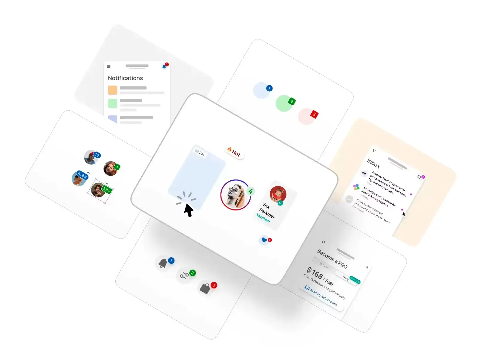 Badge UI design exploration — Tips & tricks, usability, and use cases review