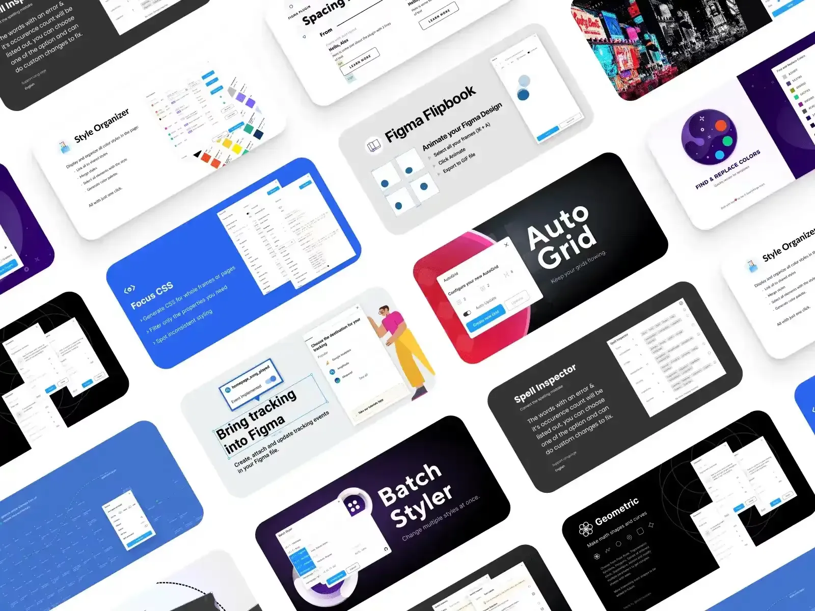 Top 14 Figma plugins for fixing styles, manage grid, auto-layout, run tracking and more