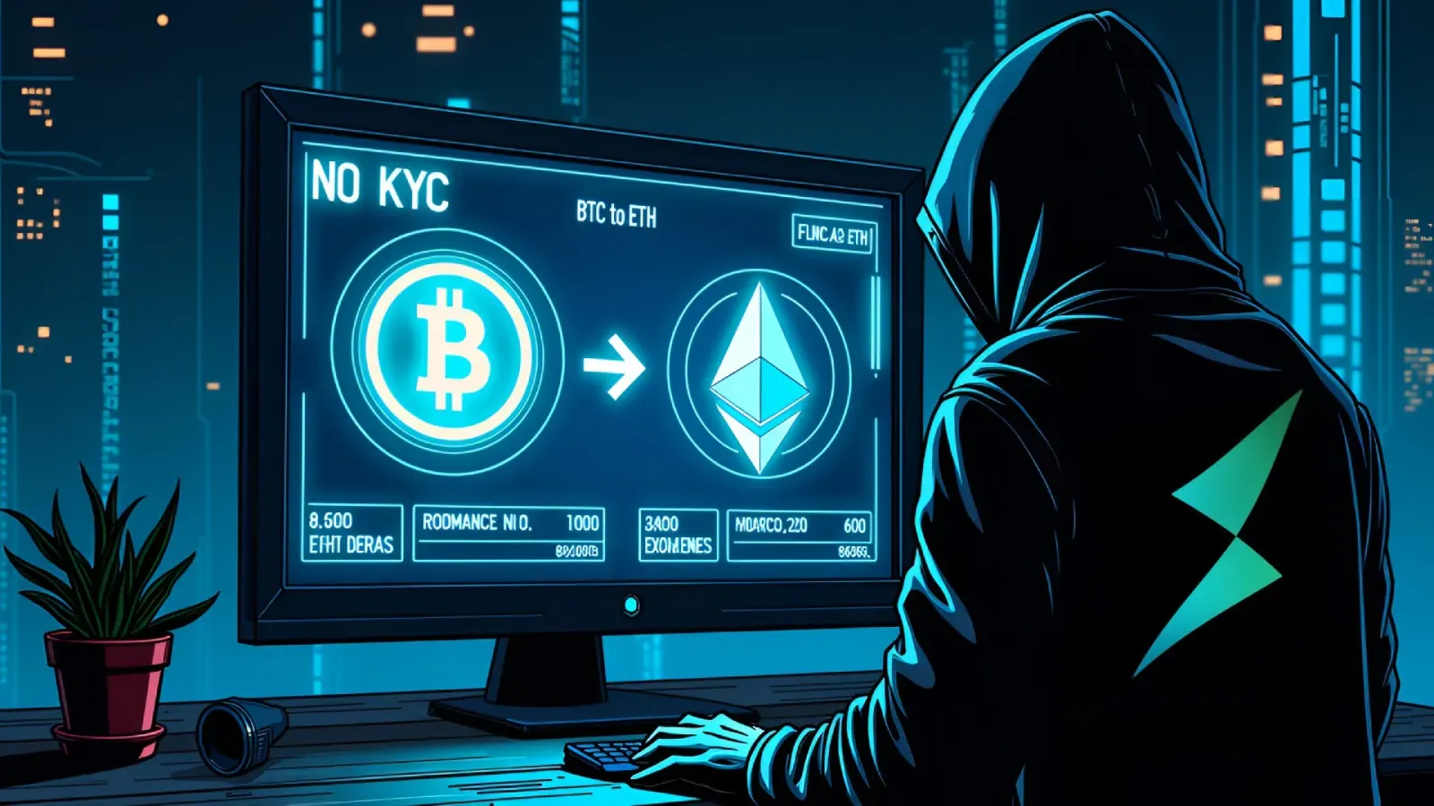 How to swap BTC to ETH without KYC while staying decentralized