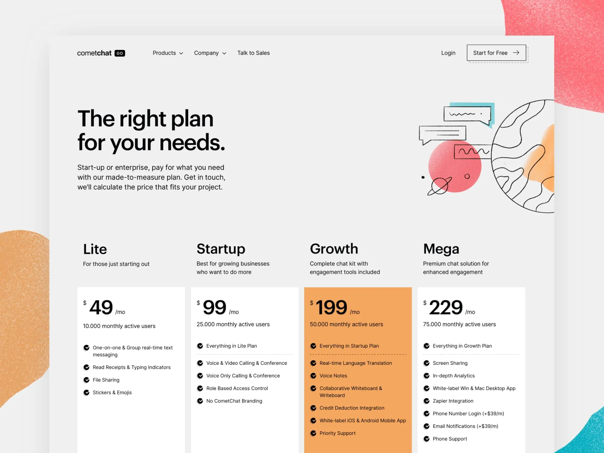 Pricing section UI design guide