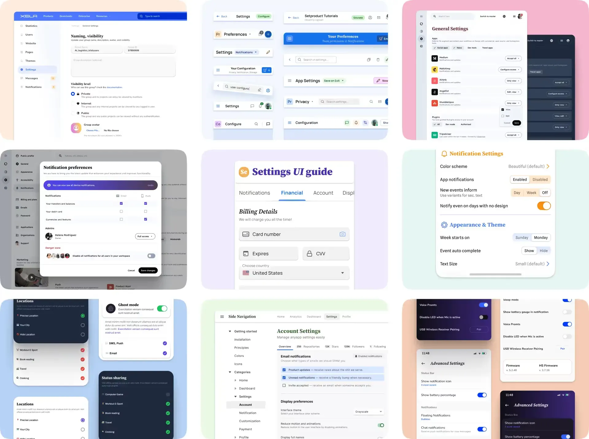 Creating app settings UI design: Usability tips and best practices