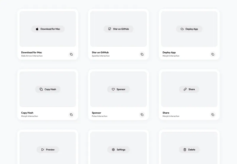 Amicro — micro-interactions for any landing page
