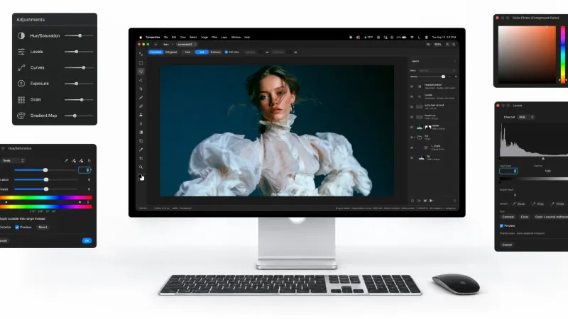Compositor — free Photoshop alternative for macOS