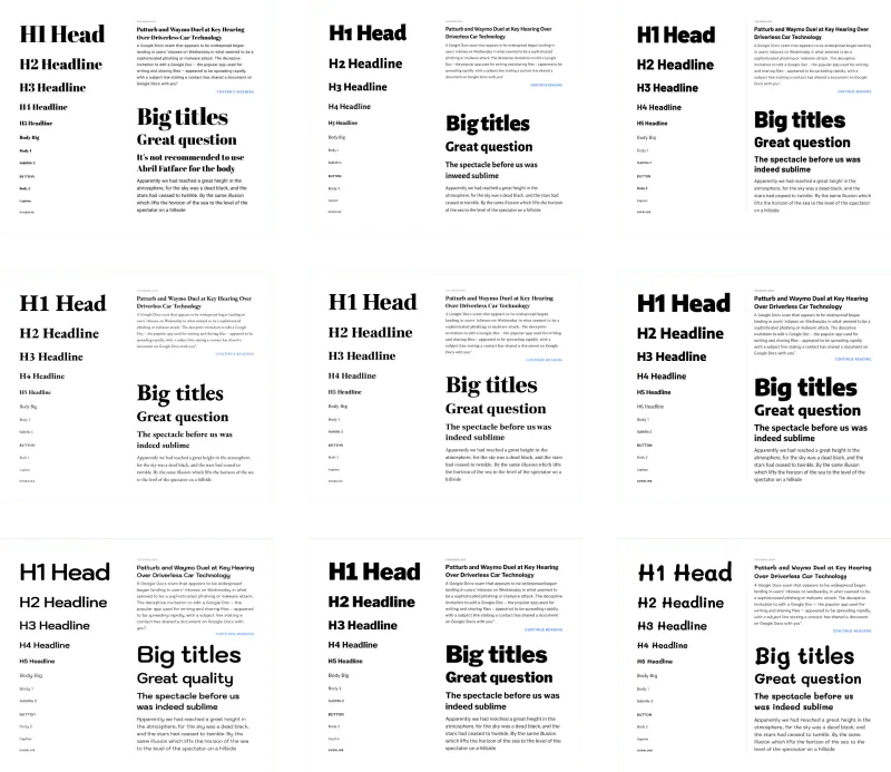 Fonts Playground