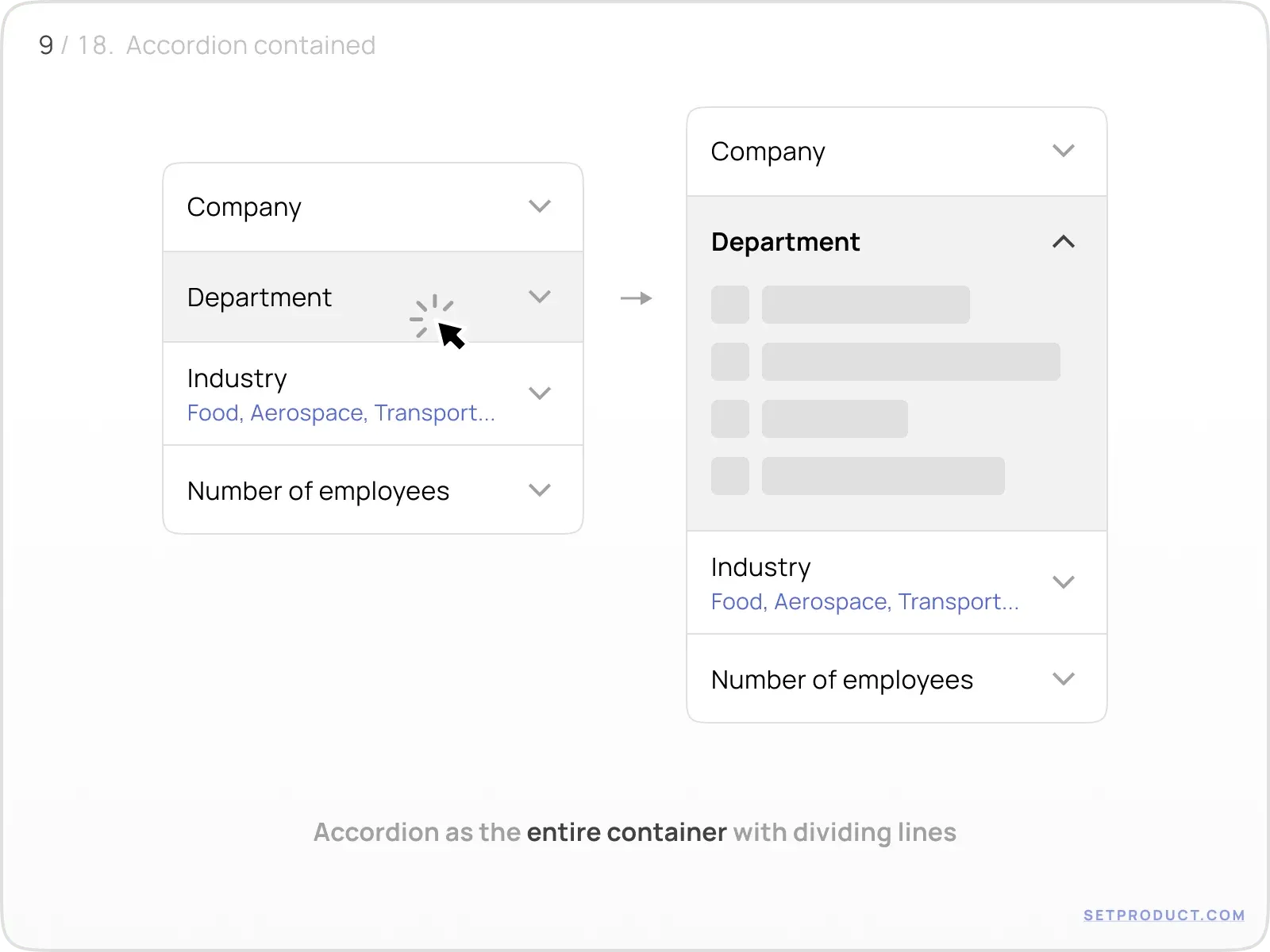 Accordion UI design tips