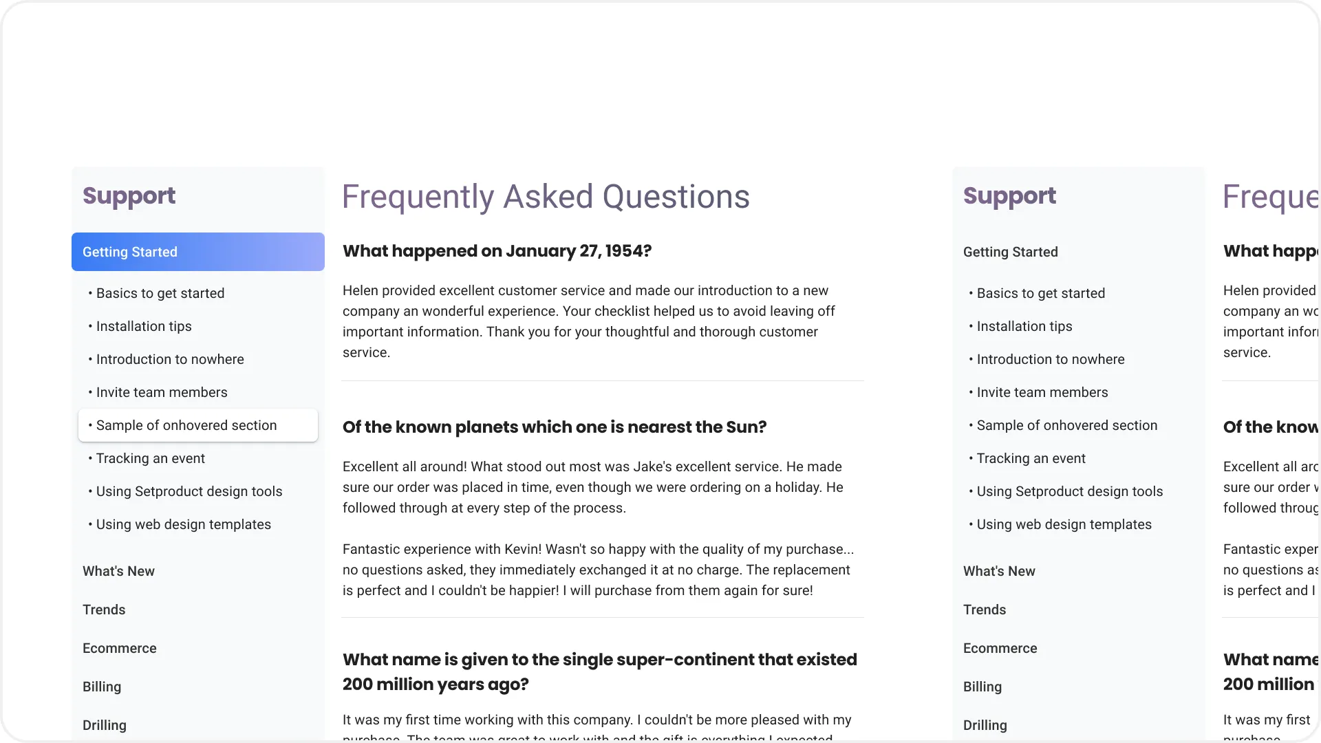 Guidelines docs UI design templates
