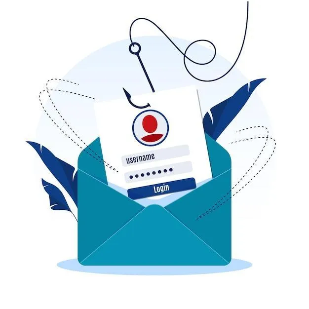 Phishing account concept