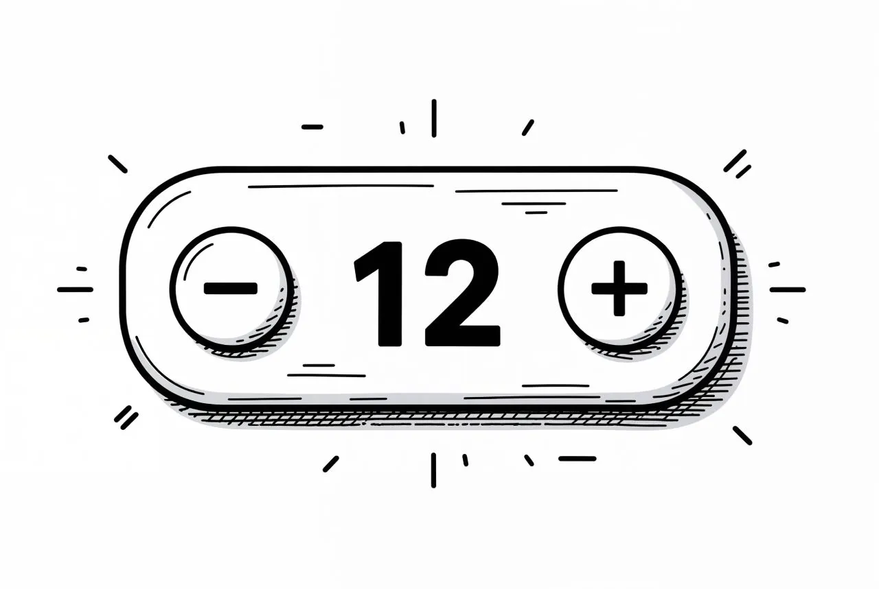 The Stepper is a simple numeric input control component used to increase or decrease values through incremental actions