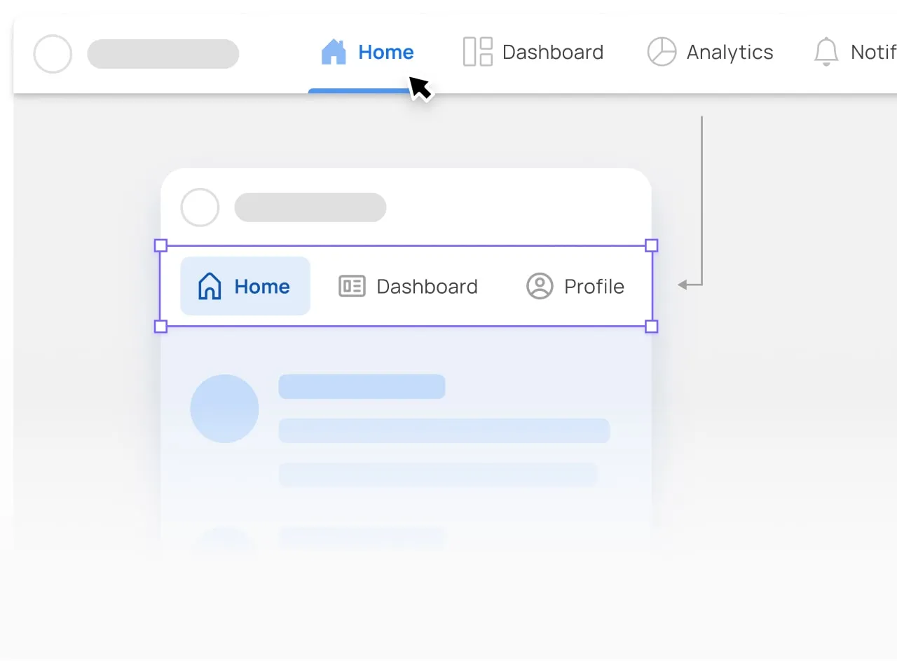 Learn how to design the ideal dashboard navigation by applying Tabs nested into the Application bar