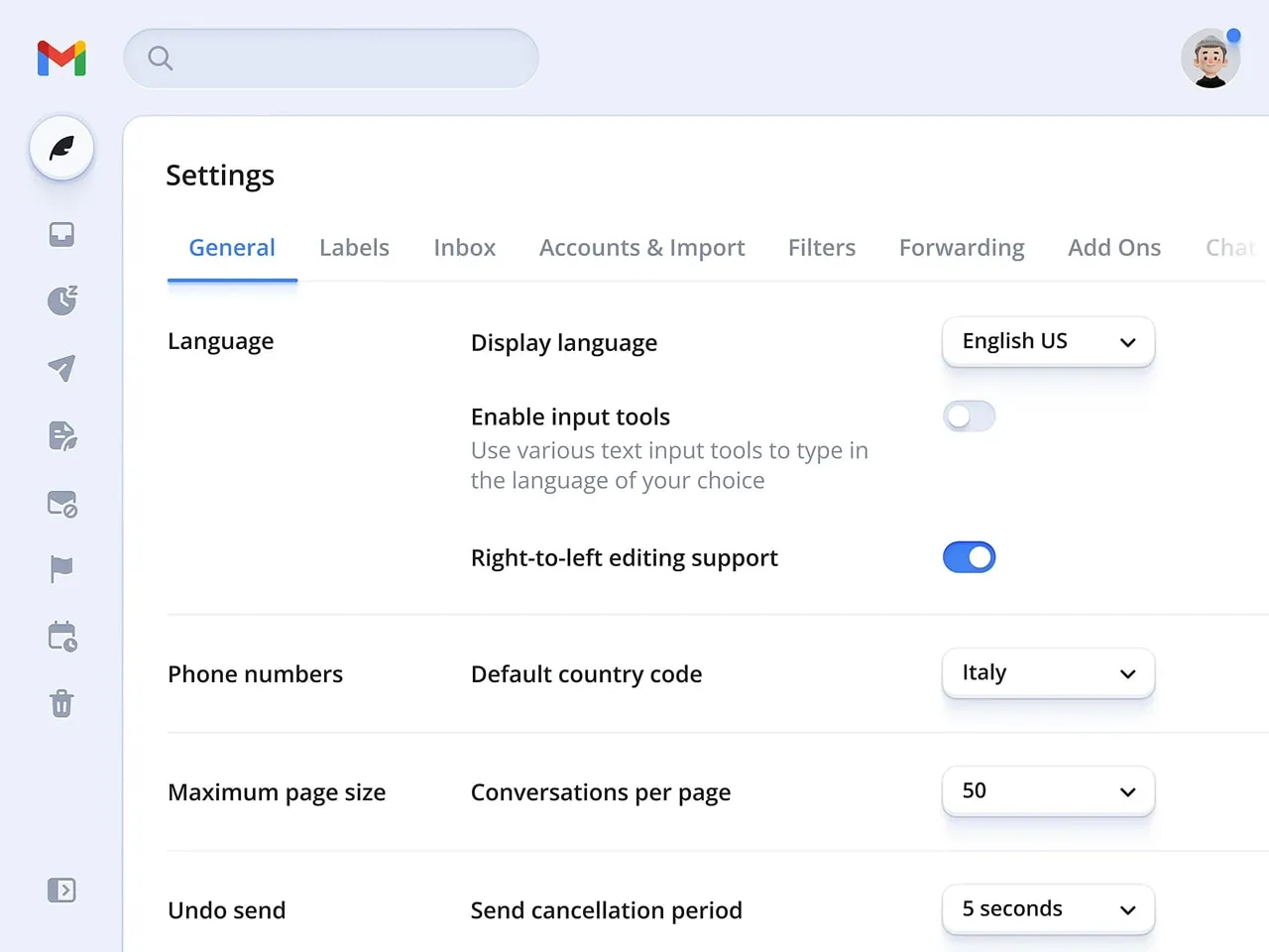 Underline tabs UI design theme by Sebastiano Guerriero