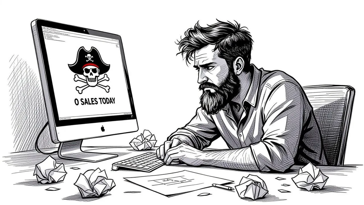 The pirates weren’t even hiding. They’d tag us in their posts. “Check this free DesignIt clone!”
