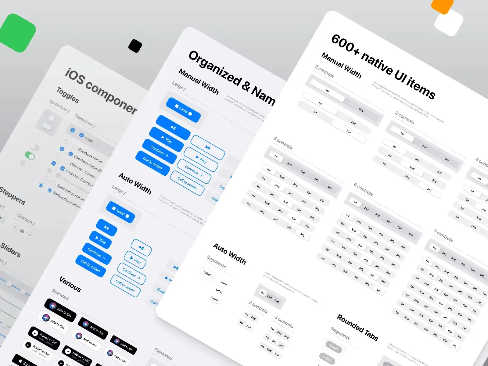 Figma iOS UI kit — Figma freebie