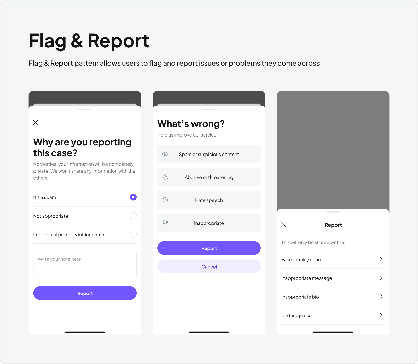 Flag & Report