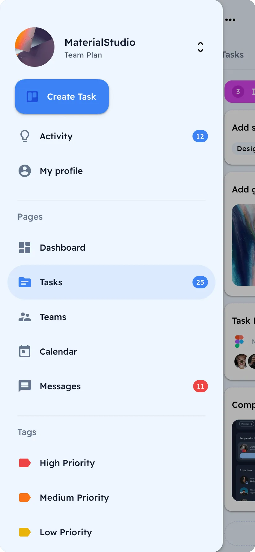 Projects Navigation