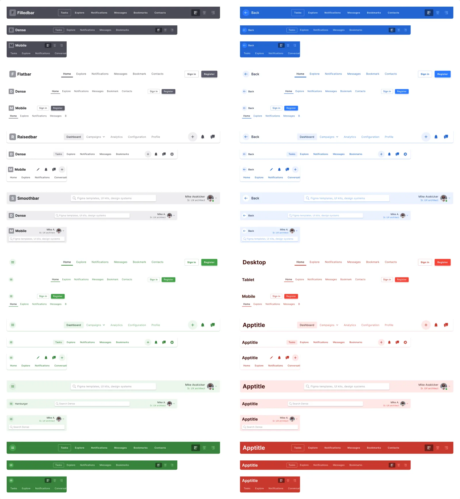 Navigation Bars