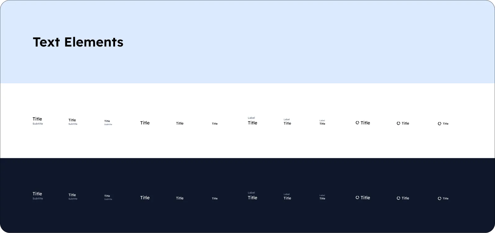 Text Elements