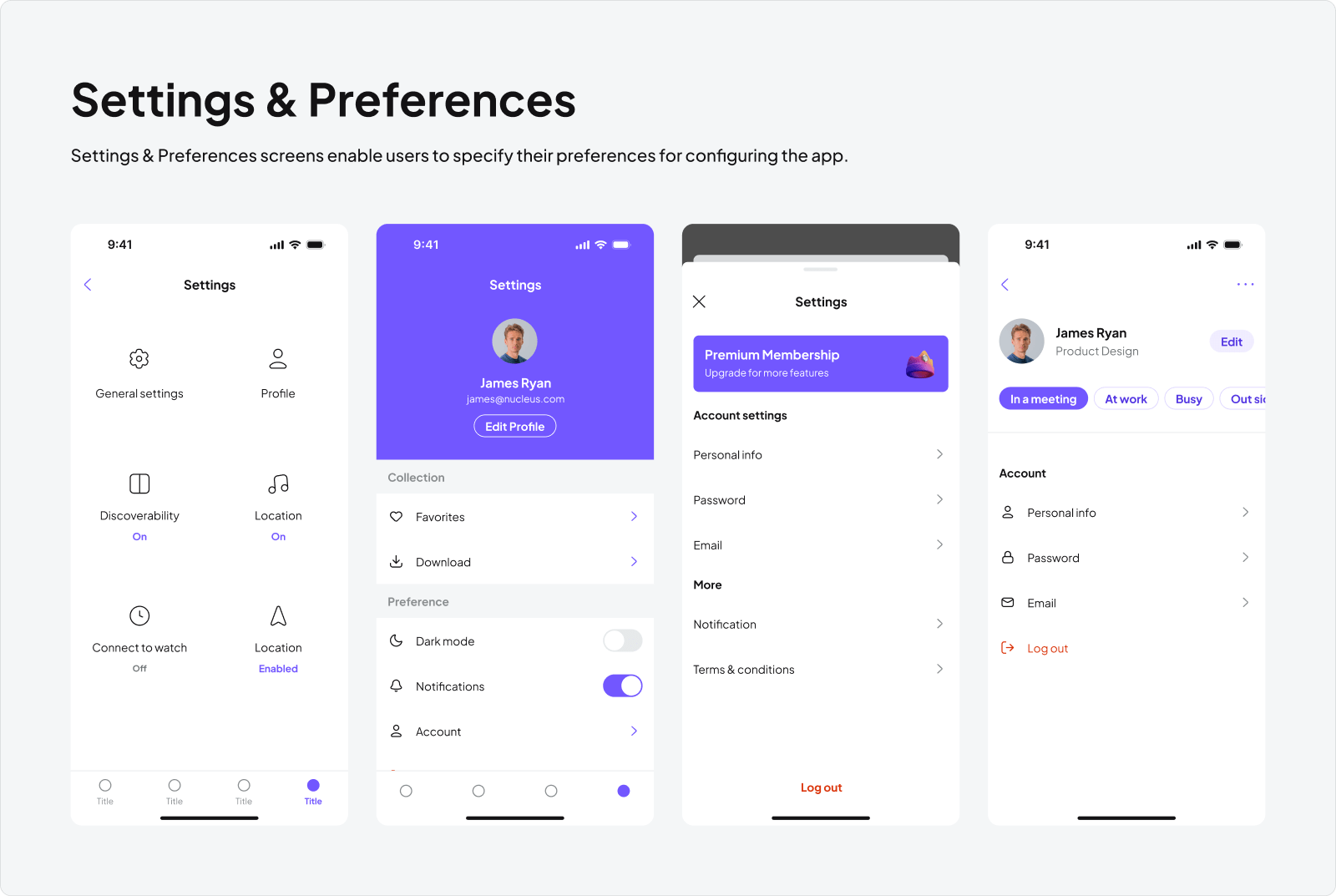 Settings & Preferences