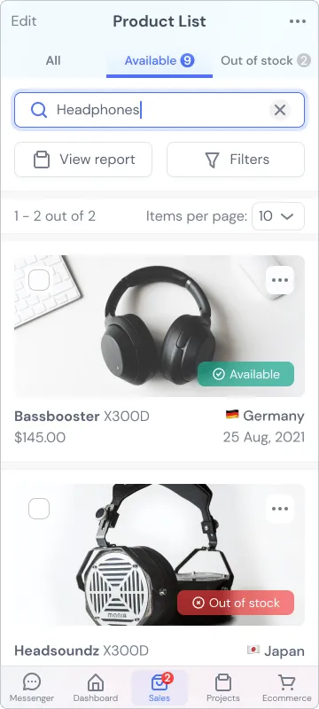 Shopping cards