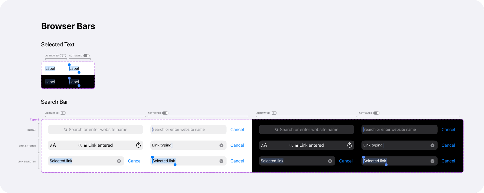 Browser Bars