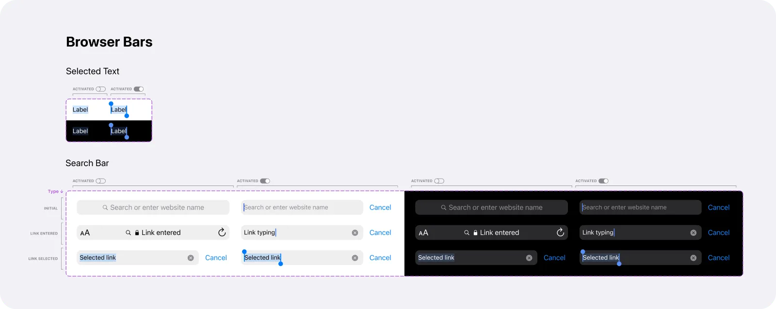 Browser Bars