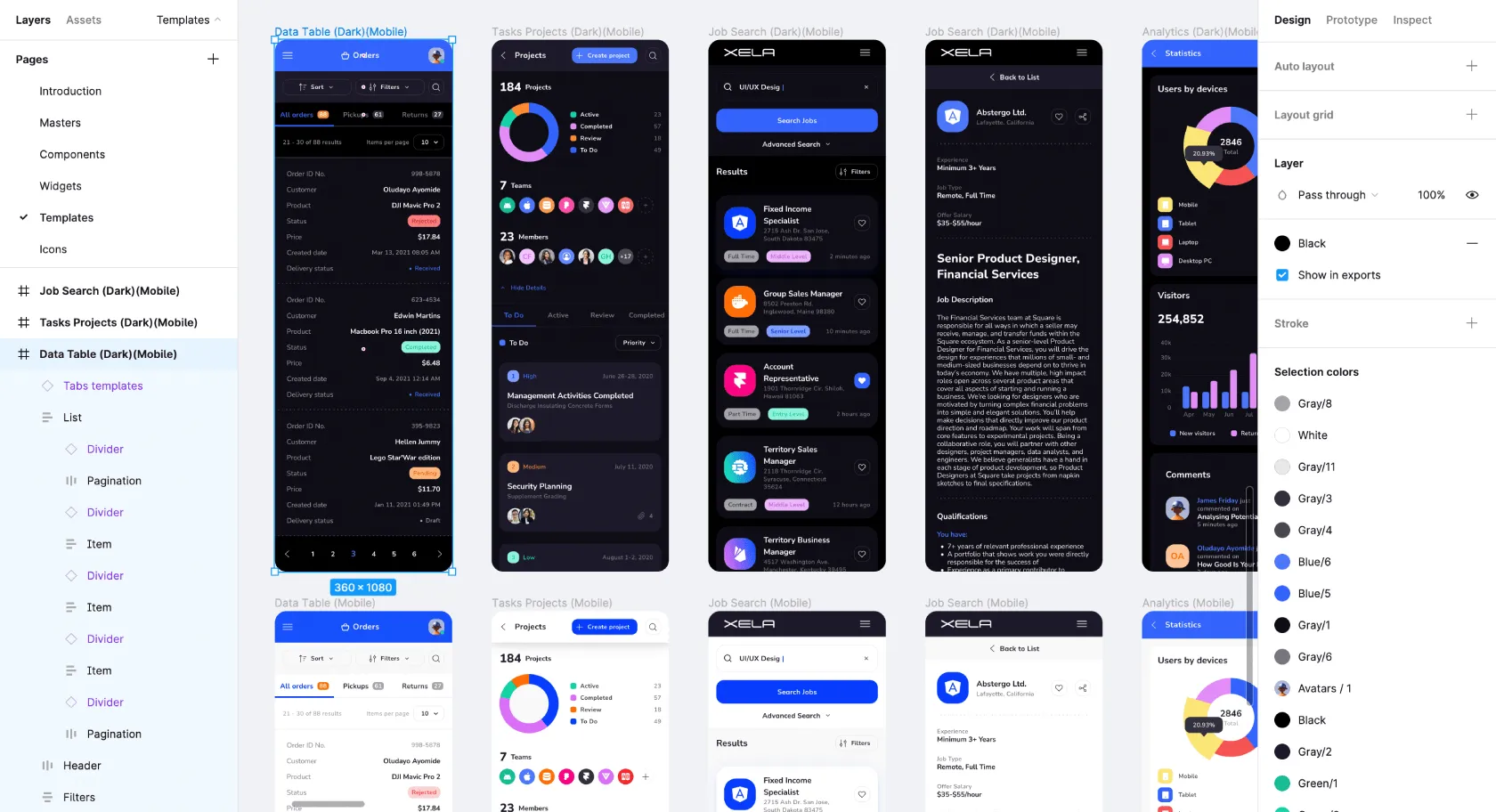 Xela UI kit for Figma & Android Jetpack Compose