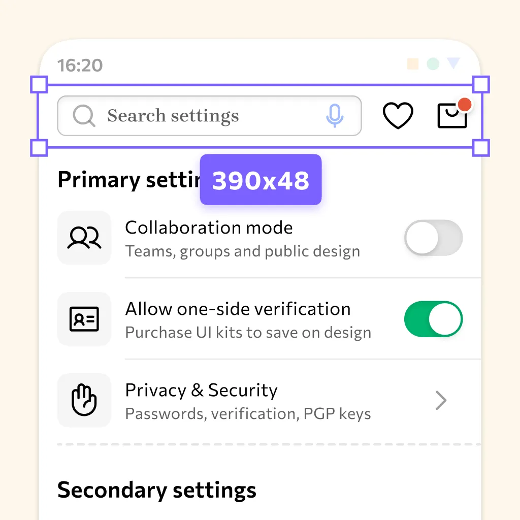 Fits for Android & iOS applications