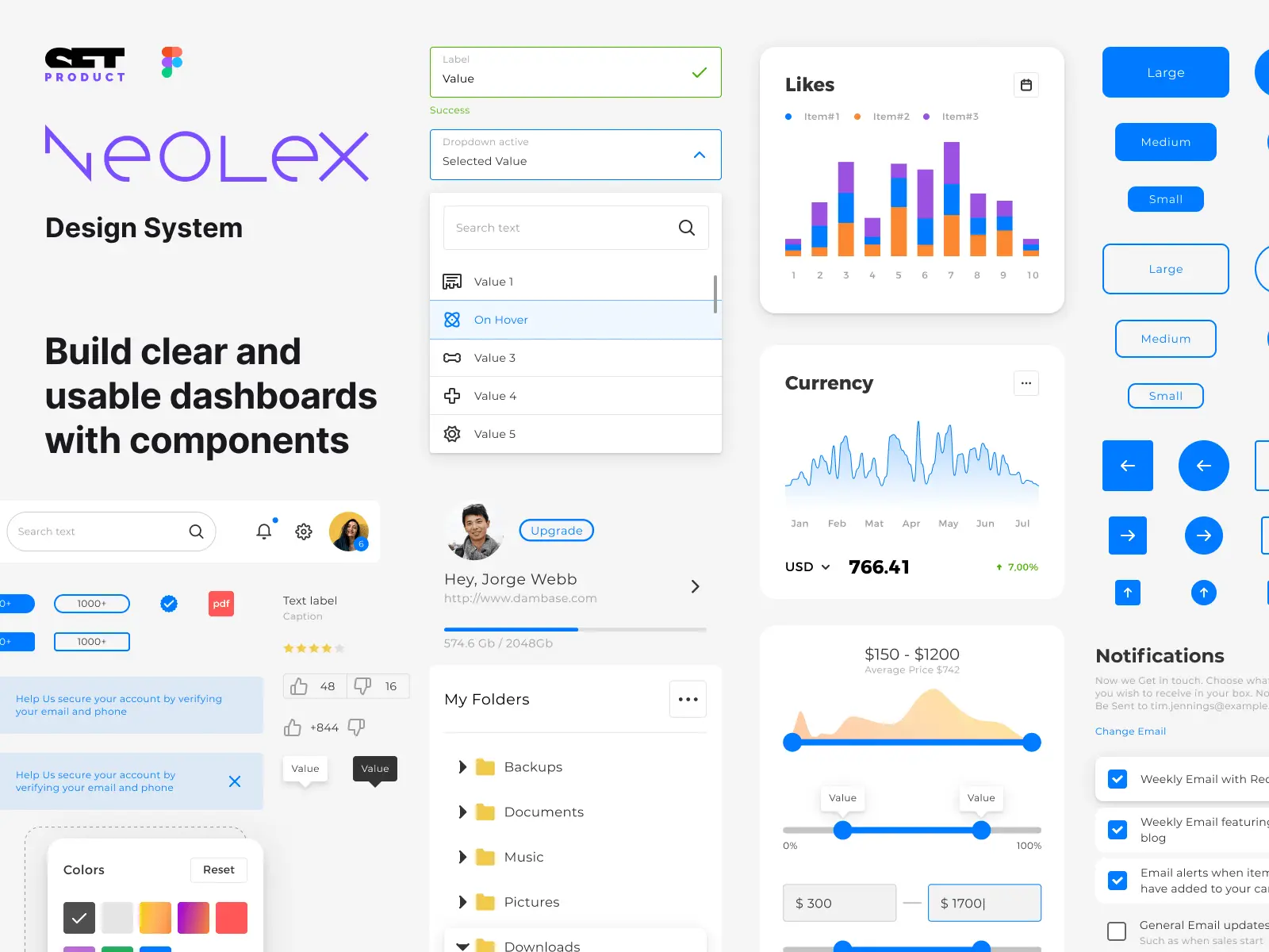 Neolex Dashboard UI kit
