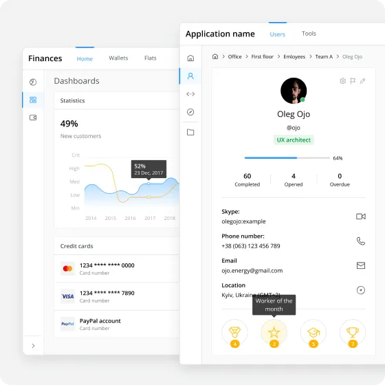 30+ desktop & mobile templates
