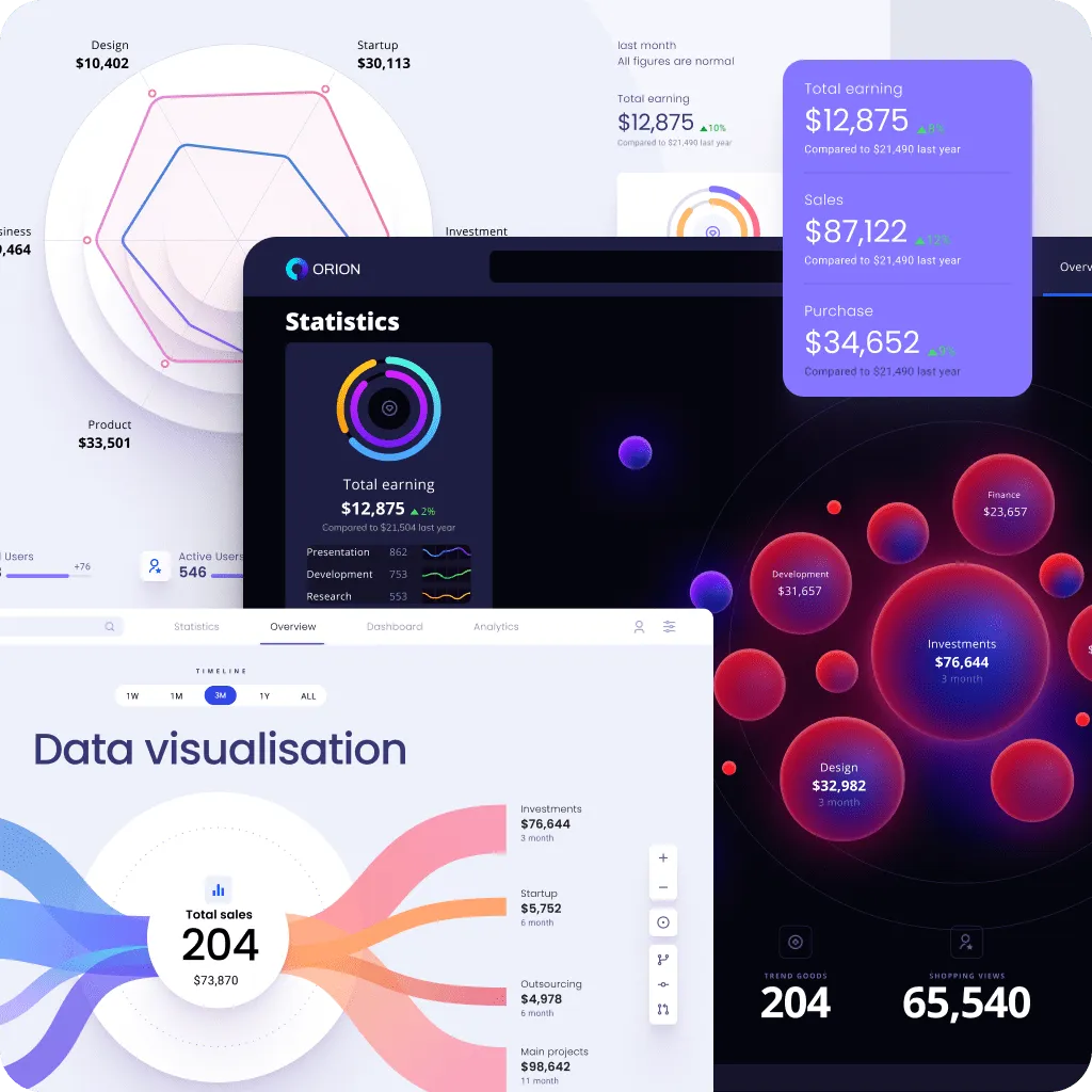 35+ full-screen templates