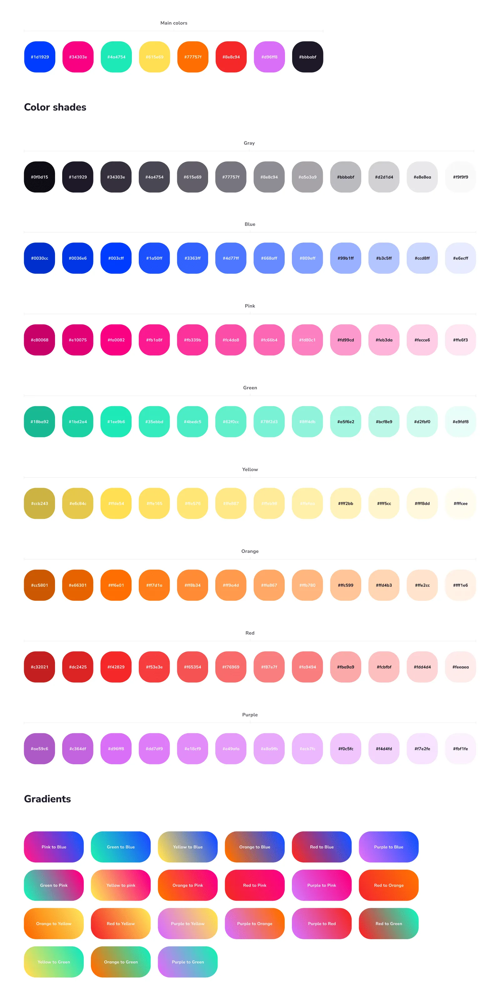 Color Tokens